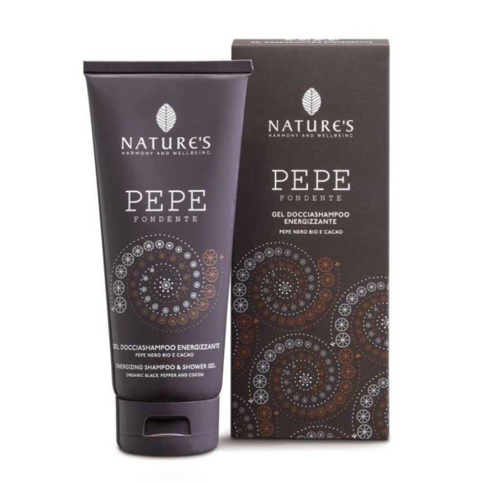 Bios Line Dark Pepper Energizing Shower Gel Shampoo 200 Ml Of Gel