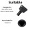 Gas Meter Box Key [2 Pack] - Triangle Key - Electric Box Key - Utility Box Key - Black Plastic Key 1