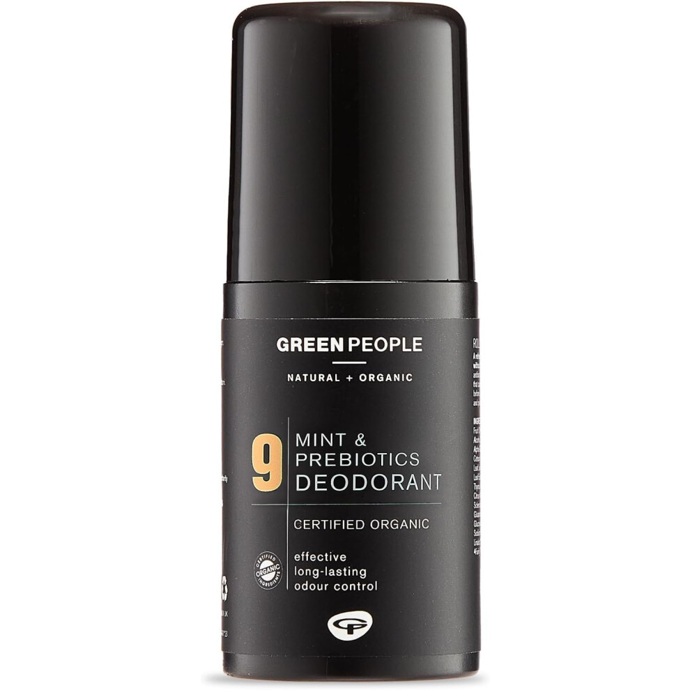 Greenpeople Green People For Men No. 9 Mint And Prebiotics Deodorant - Vegan, Organic & Cruelty Free, 75Ml