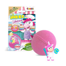 INKEE Unicorn Professions Children's Bath Bomb with Unicorn Surprise Figure, Banana Shake Flavour, 1 of 6 Unicorn Design with Different Professions