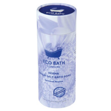 Eco Bath London Derma Epsom Salt Bath Soak - Tube 1kg, Magnesium Bath Salt Infused with Sandalwood and Bergamot Essential Oils