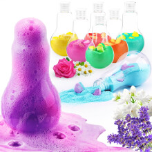 Bath Colour Tablets - 8 Colour Rainbow Bathtub Drops, Non-Toxic and Colorful Bath Foam, 8 Different Scents, Fun Science Educational Bath Fizzers Kit