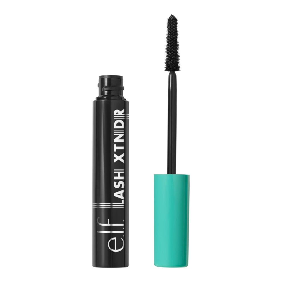 E.l.f. Lash Xtndr Mascara, Long-Lasting & Buildable For The Look Of Lash Extensions, Clump & Flake Free, Vegan & Cruelty-Free, Pitch Black