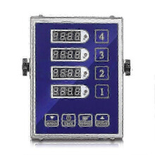 4 Channel Commercial Stainless Steel Kitchen Timer Cooking Alarm for Restaurants