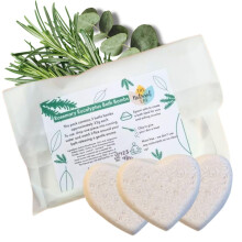 The Natural Spa | Aromatherapy Bath Bombs | Refreshing & Restorative Soak | Rosemary & Eucalyptus Essential Oils, Epsom Salts & Clay