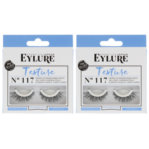 Eylure 2 pack bundle - Eylure 117 pre glued lashes