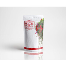 Mystic Moments Rose Geranium Bath Salts 500g | Natural Bath Soak for Muscle, Perfect for Skin, Face & Body 100% Natural Vegan GMO Free