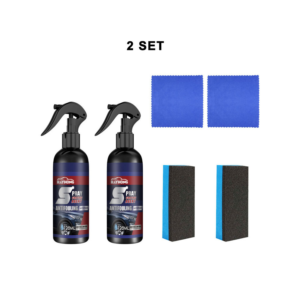 (2 Set) 120Ml Car Nano Coating Agent Spray Set Car Paint Spray Coating Agent Antifouling 110691655929