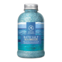 AROMATIKA Sea Breeze Bath Salts – 600 g - Aromatherapy Bath Soak for Good Sleep, Relaxing & Calming Bath, Natural Bath Salts for Soaking Bath