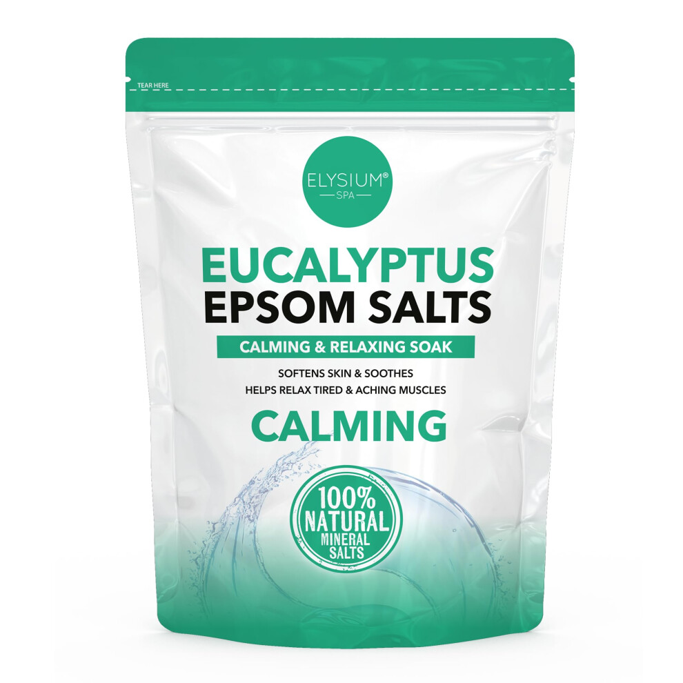 Elysium Spa White Natural Eucalyptus Epsom Salts, 450 G
