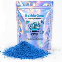 Stsfybaths Blue Bubblegum Shimmer Bath Bomb in A Bag - Handmade Scented Bath Bombs for Women,Kids and Men