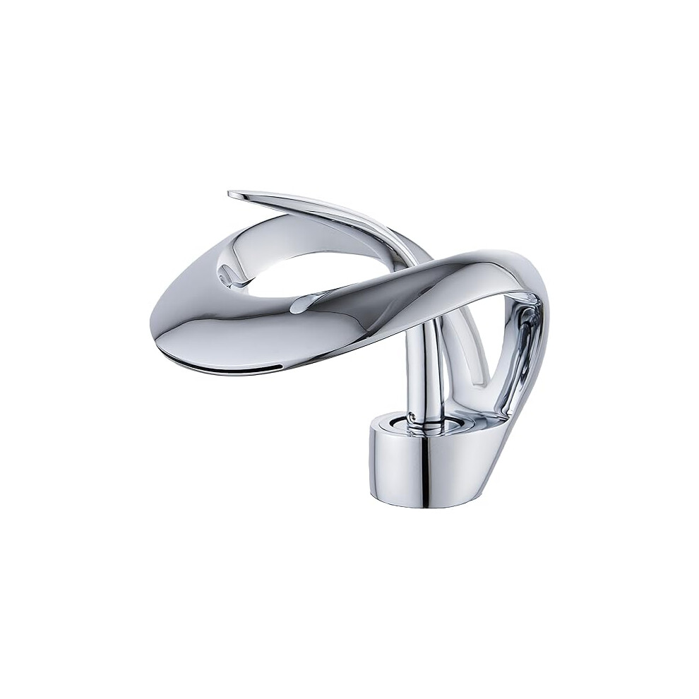 Waterfall Bathroom Sink Tap, Toilet Basin Tap, Single Hole & Single Lever Mixer, Modern Design 5001322050761