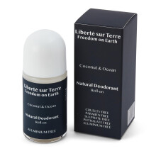 Freedom on Earth Natural Deodorant - Coconut & Ocean | Aluminium Free | 24 Hour Protection for Men & Women | Vegan & Cruelty Free | Gentle Formula