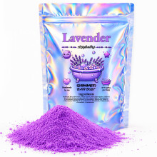 Stsfybaths Purple Lavender Shimmer Bath Bomb in A Bag - Handmade Scented Bath Bombs for Women,Kids and Men