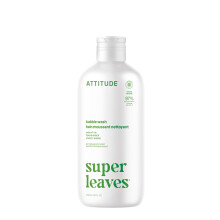 ATTITUDE Bubble Bath, EWG Verified, Plant and Mineral-Based, Dermatologically Tested, Vegan Body Care Products, Pear & Amber Scent, 473 mL