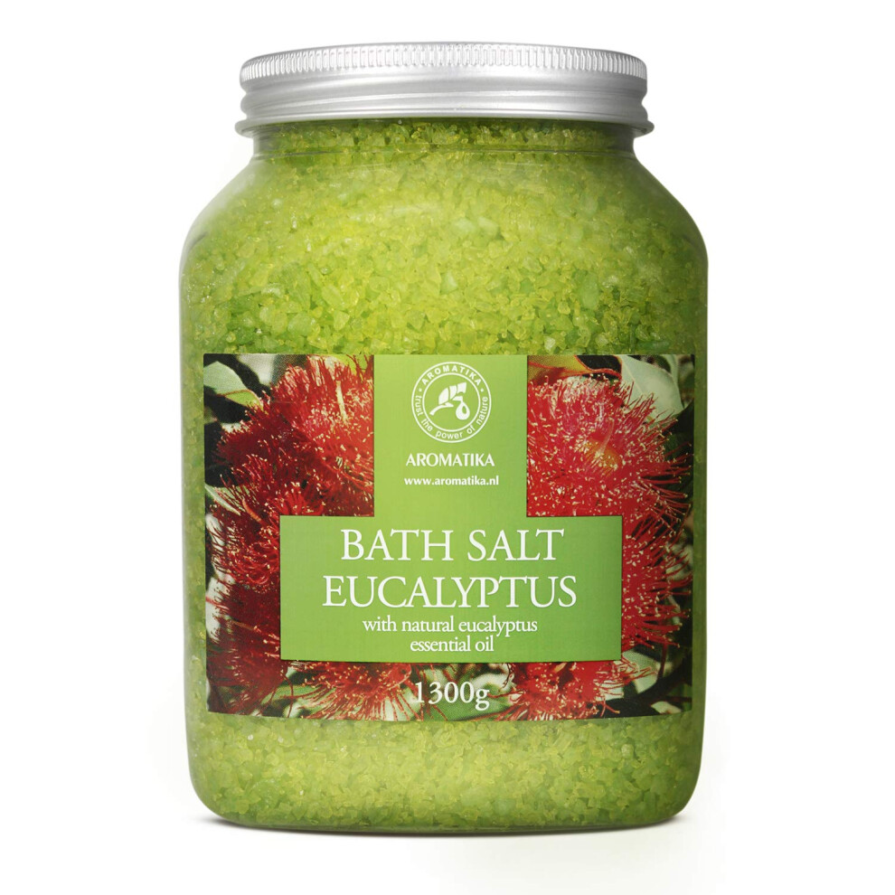 Aromatika Trust The Power Of Nature Aromatika Eucalyptus Bath Salts With Essential Oil Â 1300 G Aromatherapy Bath Soak For Relaxation, Sleep & Stress Relief