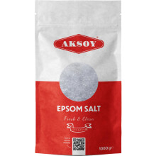 ???? Aksoy Epsom Salt 1KG || Epsom Bath Salts || Epsom Salts for Bath Bombs, Bathing and Muscle Relaxation || Additive Free …