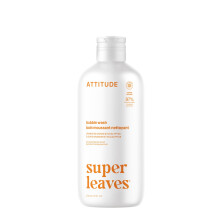 ATTITUDE Bubble Bath, EWG Verified, Plant and Mineral-Based, Dermatologically Tested, Vegan Body Care Products, Orange Blossom & Eucalyptus Scent