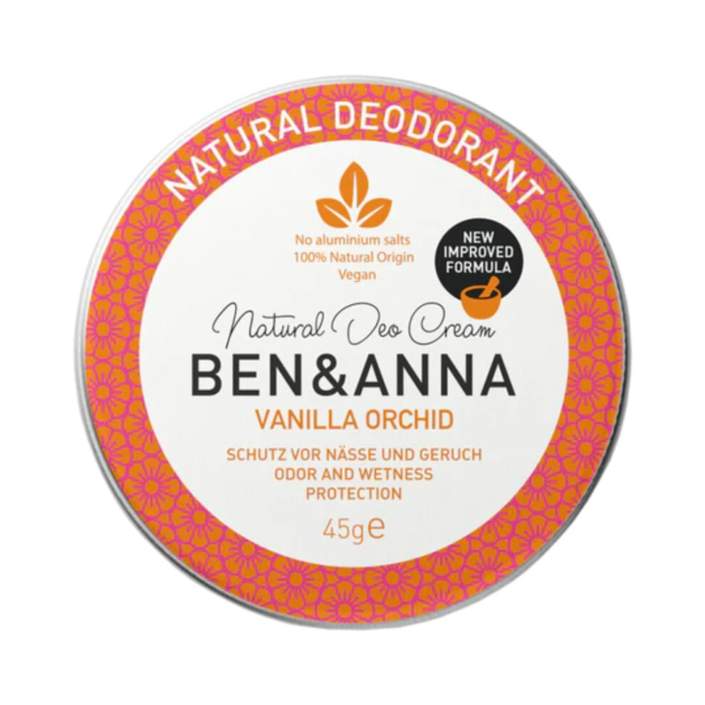 Ben & Anna Natural Deodorant Tin - Vanilla Orchid