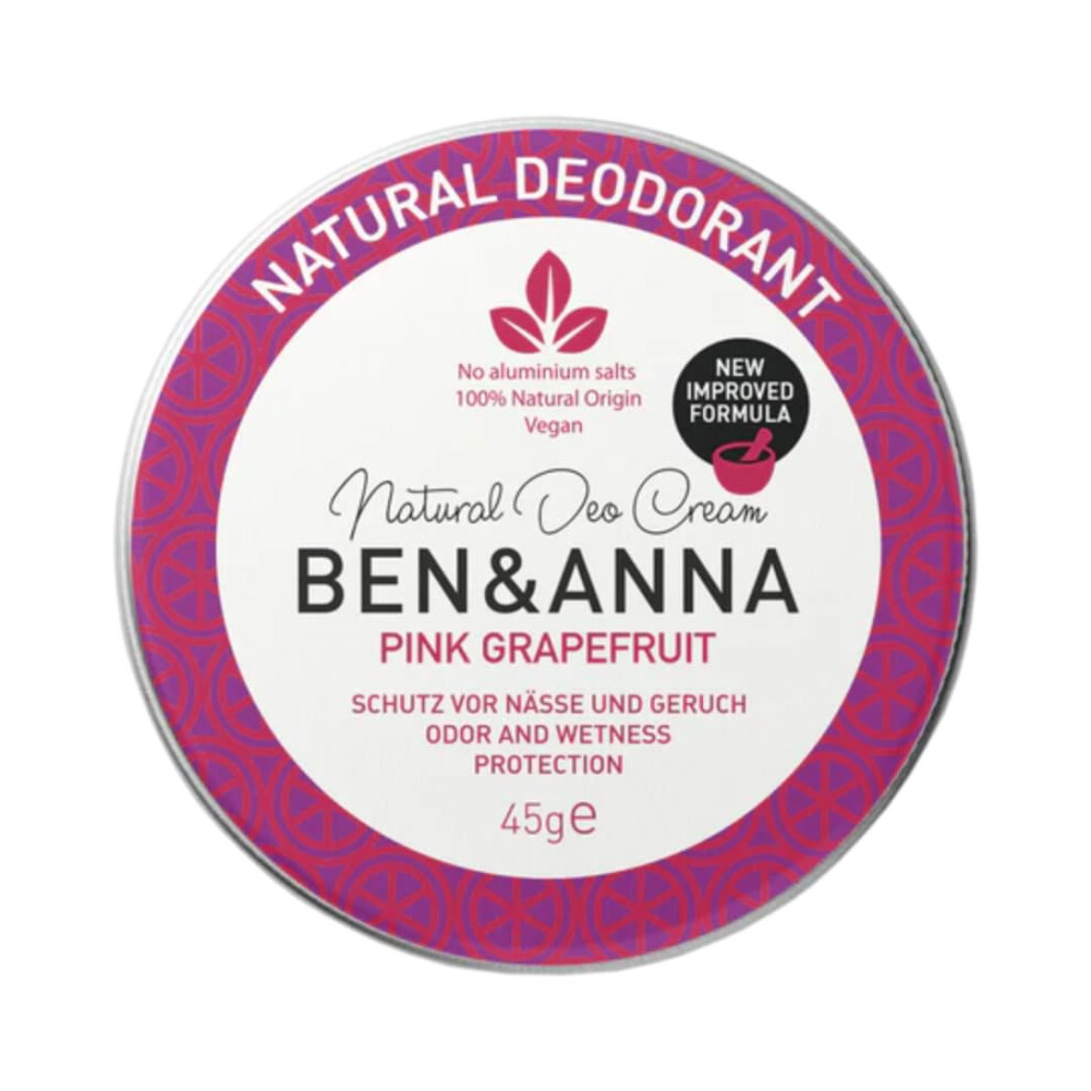 Ben & Anna Natural Deodorant Tin - Pink Grapefruit