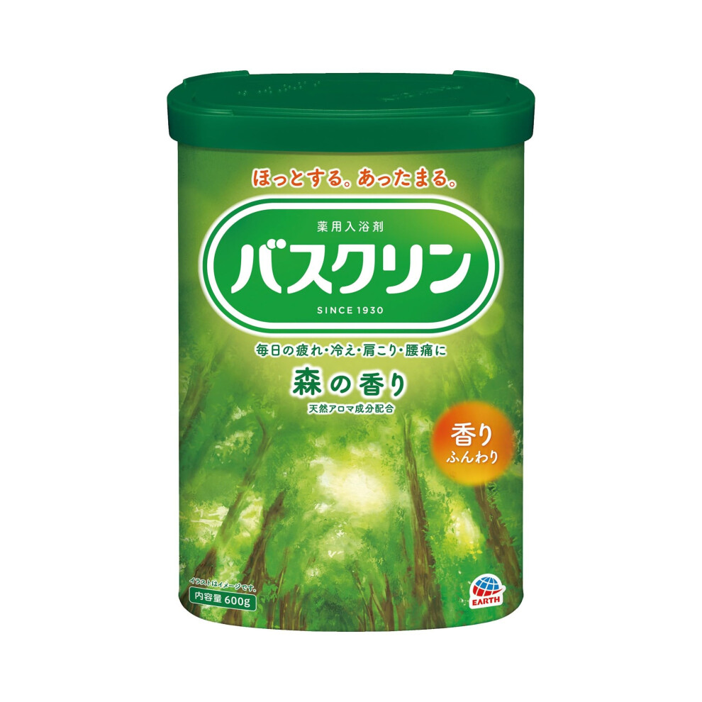 (Non-medicinal products) Bathclin bath salt Forest scent 600g bath salt (about 30 times) Fatigue recovery