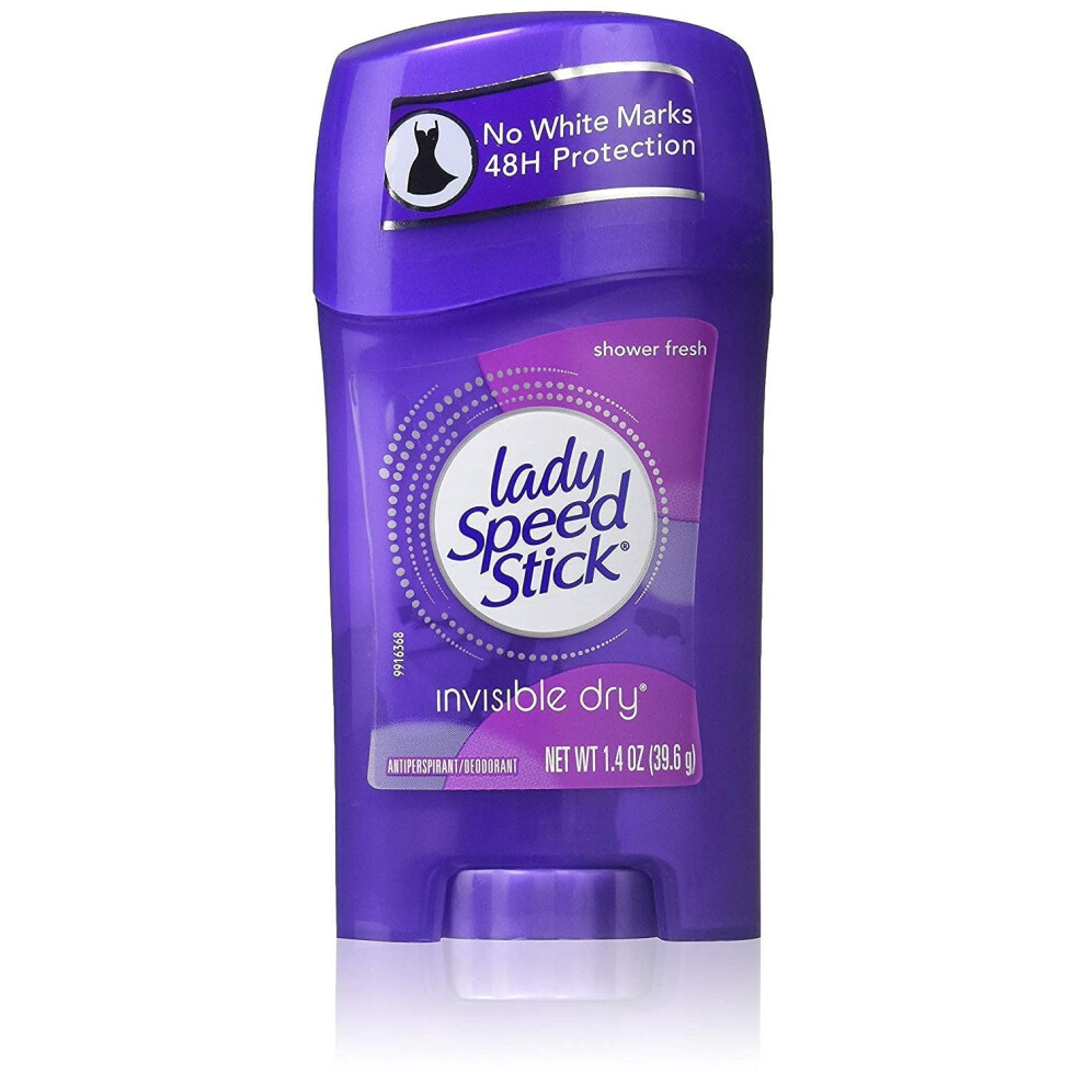 Lady Speed Stick Invisible Dry Antiperspirant & Deodorant - Shower Fresh 40 Ml (Pack Of 3)
