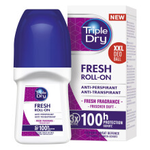 Triple Dry Women | Fresh Fragrance Anti-Perspirant Roll On 50ml | 100-Hour Protection Against Excessive Sweating | Fights Odour