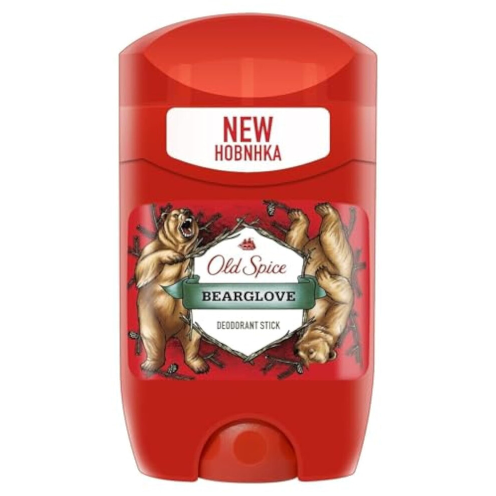 Old Spice Bearglove Deodorant Stick, Pack Of 1 (1 X 50 Ml)