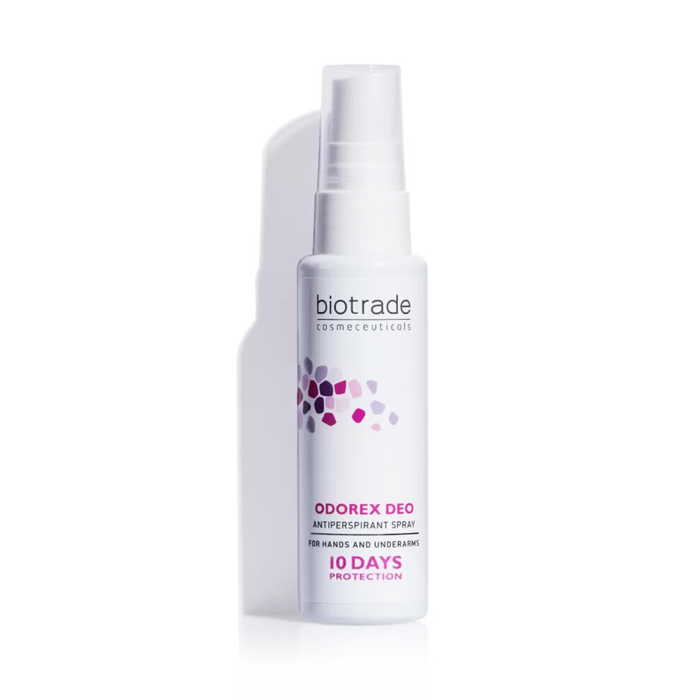 Biotrade Odorex Deo Antiperspirant Spray For Hands & Underarms Â Anti-Sweat Spray With 10-14 Days Of Protection For Excessive Sweating & Odour