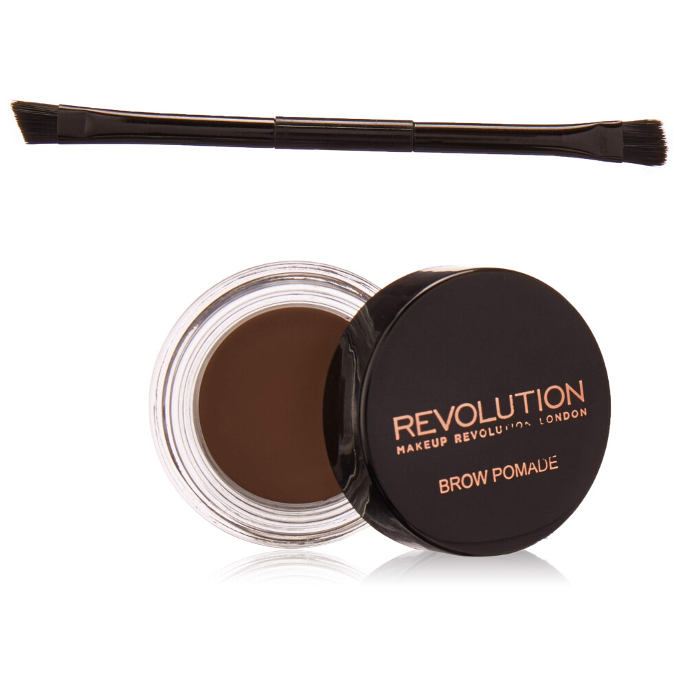 Revolution Beauty London Brown Makeup Revolution, Brow Pomade, Medium 2.5G