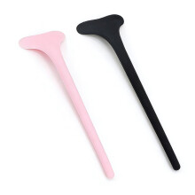 Bamily 2PCS Mascara Shield, Reusable Silicone Eyeliner Stencils, Eyeshadow Applicator for Beginners, Soft Skin-Friendly