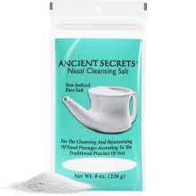 Ancient Secrets Nasal Cleansing Pot Salt, 8 Ounce