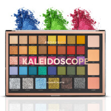 Profusion Cosmetics Kaleidoscope 42 Shade Palette Bright Colors Matte Shimmer Satin Colorful Eyeshadow Makeup Pallete Long lasting and Pro Pigment