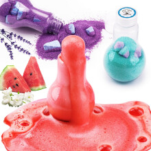 Bath Colour Tablets - 60 g/Each Bathtub Drops, Nontoxic and Colorful Bath Foam, Scented with Watermelon, Jasmine, and Lavender