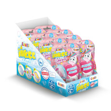 INKEE Kids Bath Bomb Set – 8 x 100g Unicorn Bath Bombs with Popcorn Fragrance and Surprise Bath Toys – Bath Time Fun for Children Age 3+