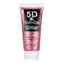 AYBUY Body Glitter Gel, 25ml Fine Face Glitter Gel Holographic Mermaid Sequins Sparkling Festival Party Lotion for Face, Eye, Hair