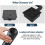 DKIEI Square Catch Basin Drain Kit, Catch Basin Downspout, No Deep Dig Required, Pipe Stretched Length 155cm 5