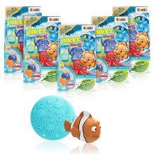 INKEE Aqua World S1 Surprise Bath Bomb Bundle of 5 – Bath Toys with Tropical Fragrance and Collectible Figure