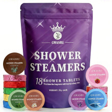 Shower Steamers Aromatherapy 18 Pack, Essential Oil Shower Bombs with Lavender, Eucalyptus, Mint, Rose, Ocean & Chamomile