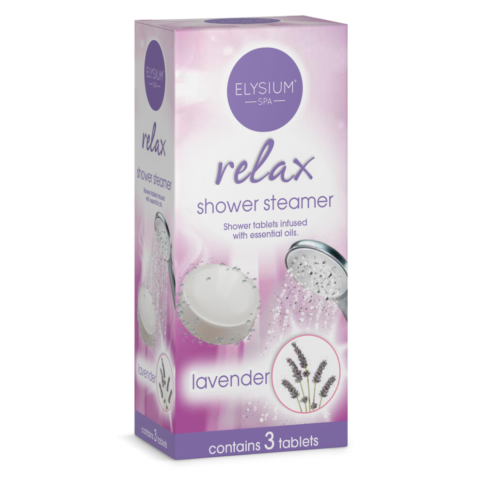 Elysium Spa Lavender Shower Steamers Infused With Essential Oils Â (3 Pack)