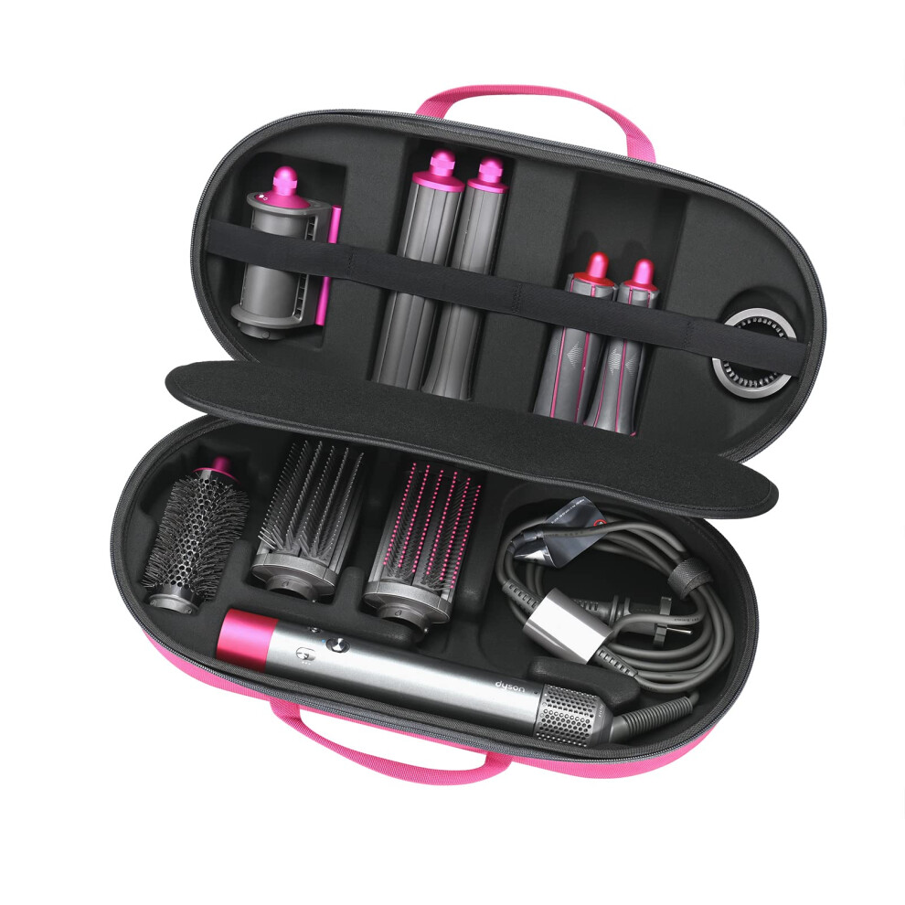 Rlsoco Hard Case For Dyson Airwrap Multi-Styler And Dryer Complete & Complete Long Hs05,Hs01,Hs08 - Fits For 4Pcs Long Barrels Or Short Barrels