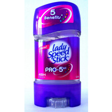Lady Speed Stick Gel Pro 5 in 1, 48H Anti-Perspirant Deodorant Gel, (Pack Of 3)