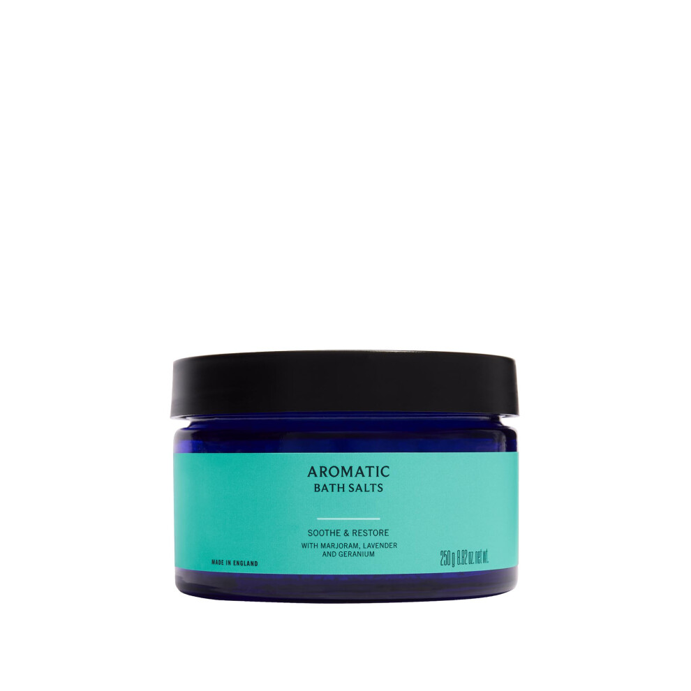 Neal's Yard Remedies Aromatic Bath Salts, Soothing & Fragrant Salt Crystals With Lavender & Geranium, Vegan & Cruelty-Free, 250G