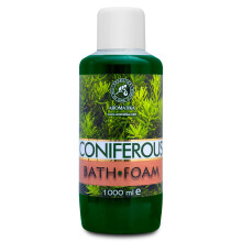 Bath Foam Coniferous 1000 ml - Bubble Bath with Swiss Stone Pine Essential Oil - Bath Soak - Foaming Bath - Coniferous Bath - Bathing - Body Care