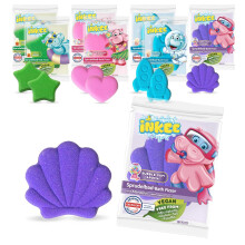 INKEE Fizzer Mix Bundle of 4 - Bath Bombs for Kids, Colour Changing Bath additive with Almond Oil, 4 Different, Fragrances and Shapes - 4X 20g