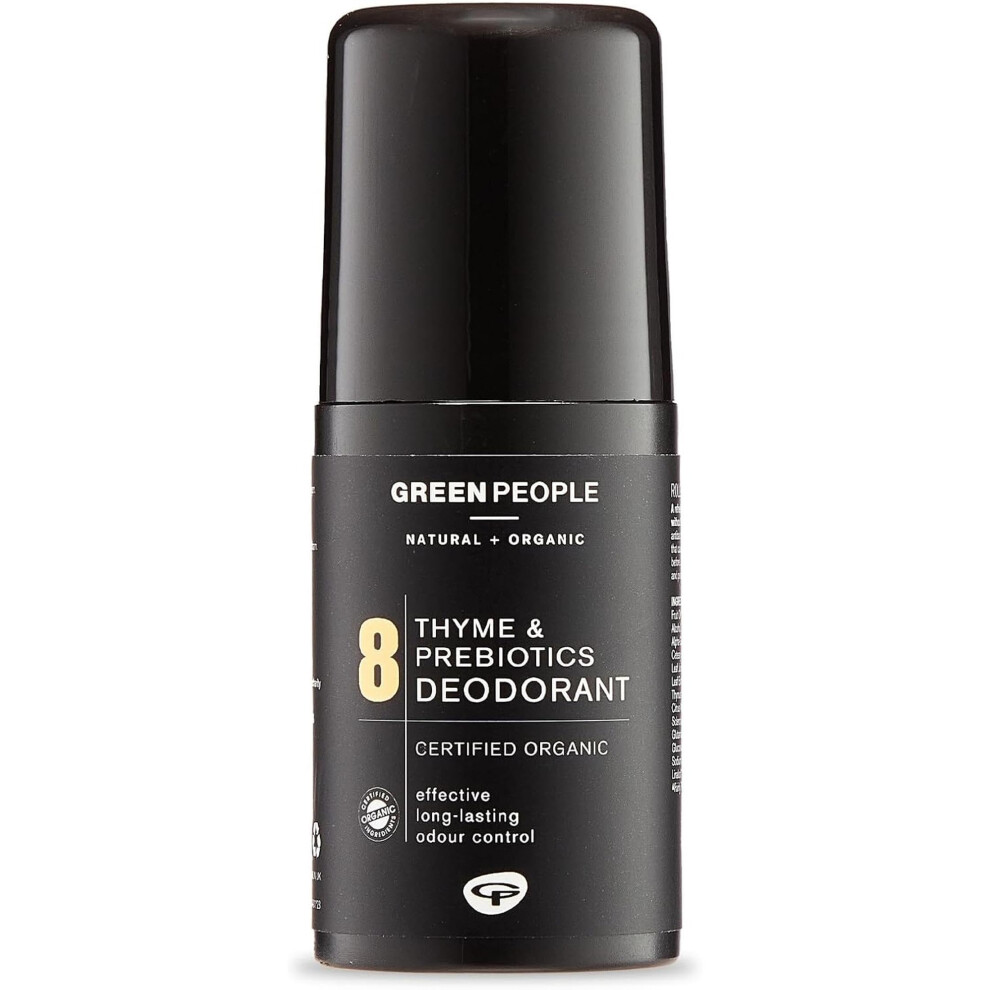 Greenpeople Green People For Men No. 8 Thyme And Prebiotics Deodorant - Vegan, Organic & Cruelty Free, 75Ml