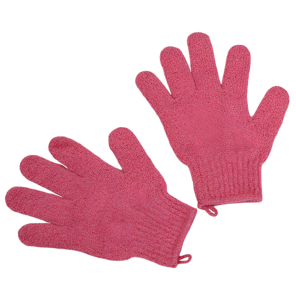 Lafefe 6Pcs Exfoliating Gloves - Bamboo Shower Gloves - Bath And Body Exfoliator Mitts - Scrubs Away Ingrown Hair And Dead Skin - For Shower, Spa