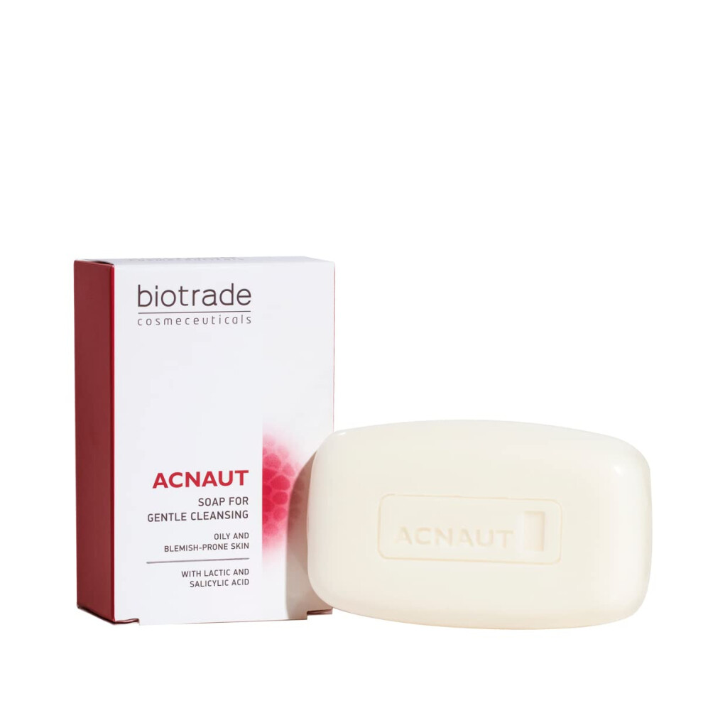 Biotrade Acne Out Biotrade Acnaut Lactic & Salicylic Acid Soap For Gentle Cleansing Â Exfoliating Face & Body Soap For Acne & Blemish-Prone Skin