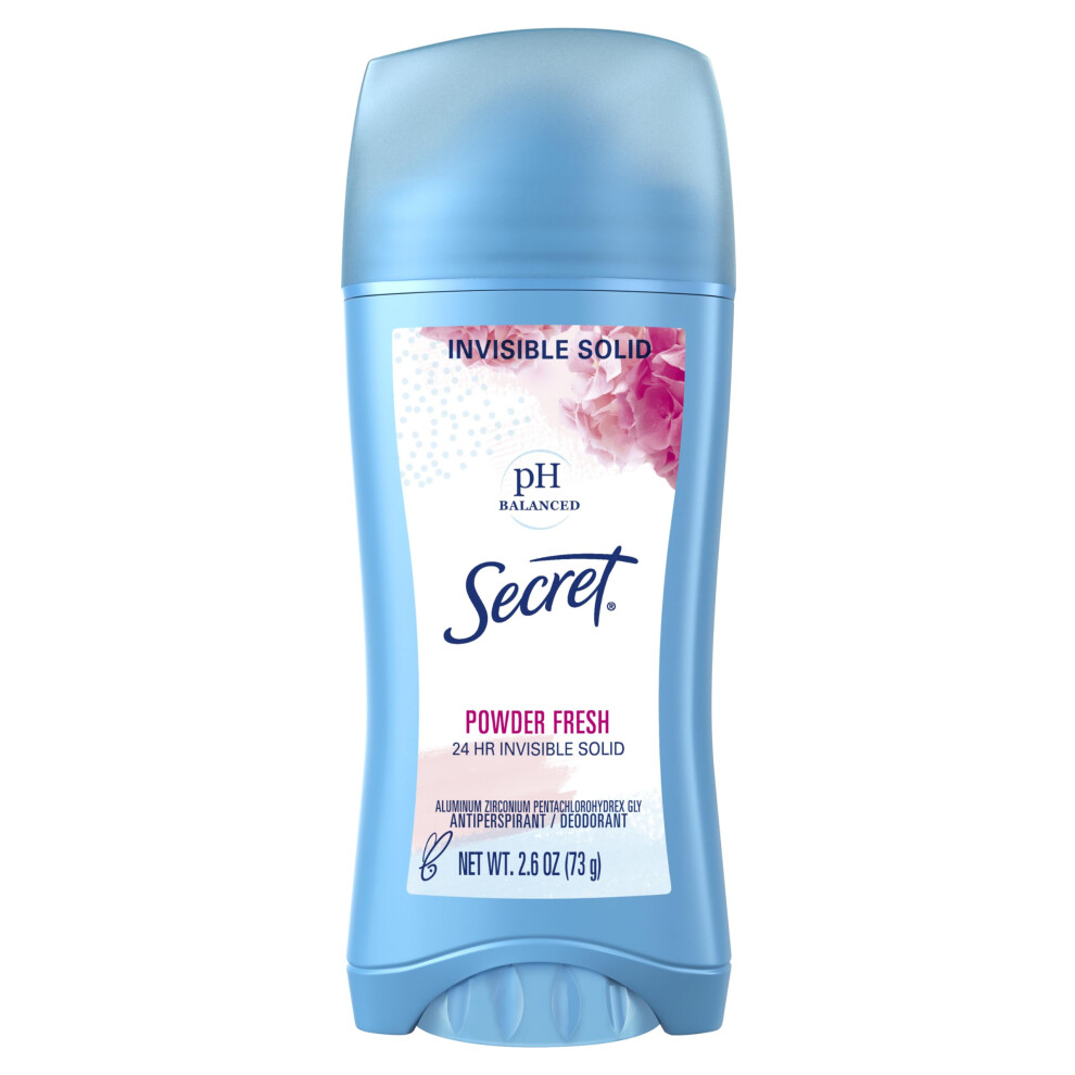 Secret Invisible Solid Antiperspirant Deodorant - Powder Fresh 75 Ml