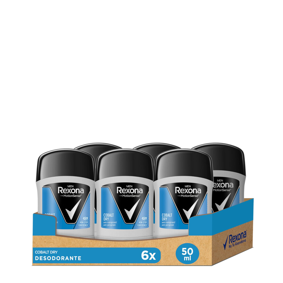 Rexona Cobalt Deodorant Stick Men Pack Of 6X 50 Ml